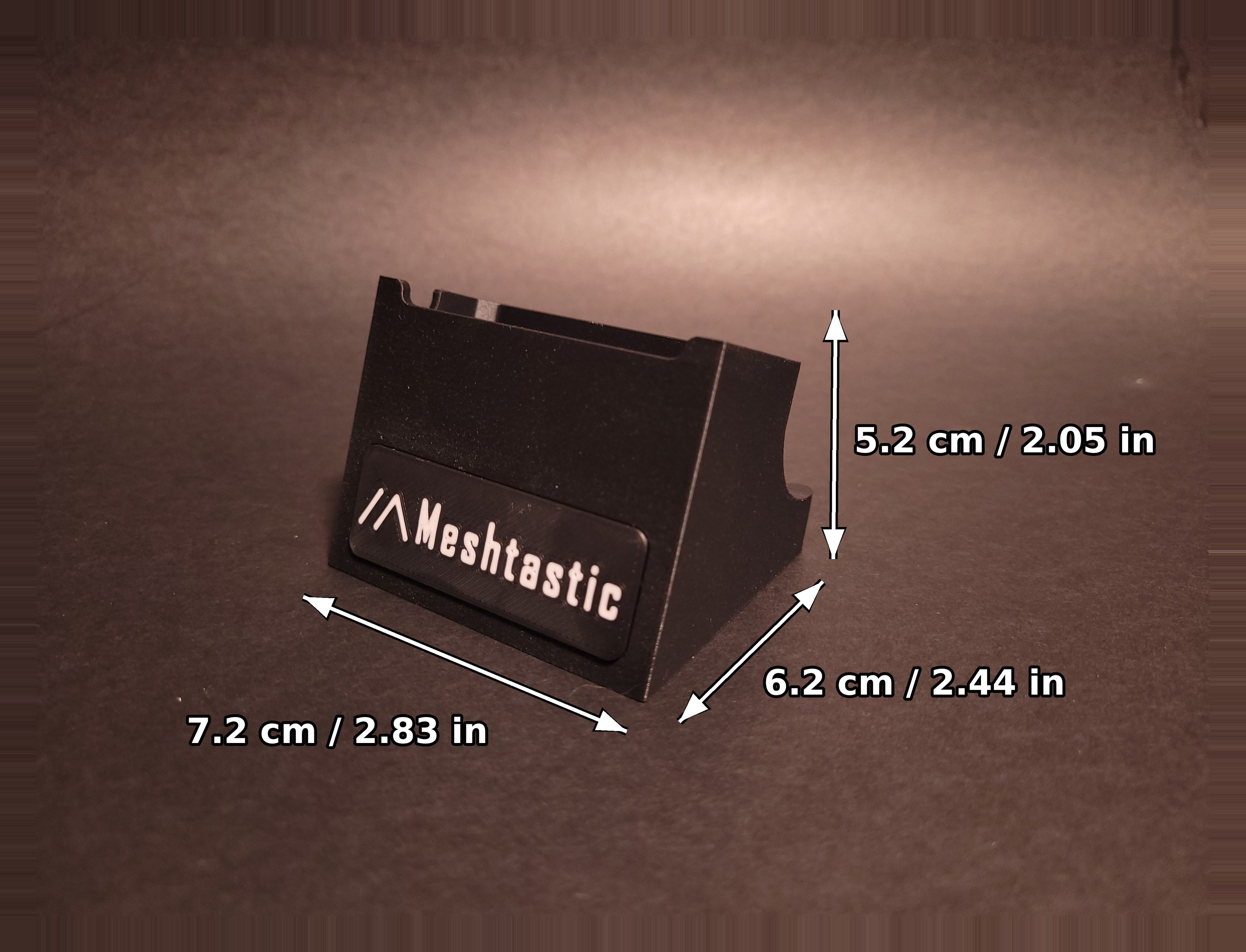Meshnology N37 Tracker Stand, Desk Cradle for Meshtastic and Meshcore LoRa Setups