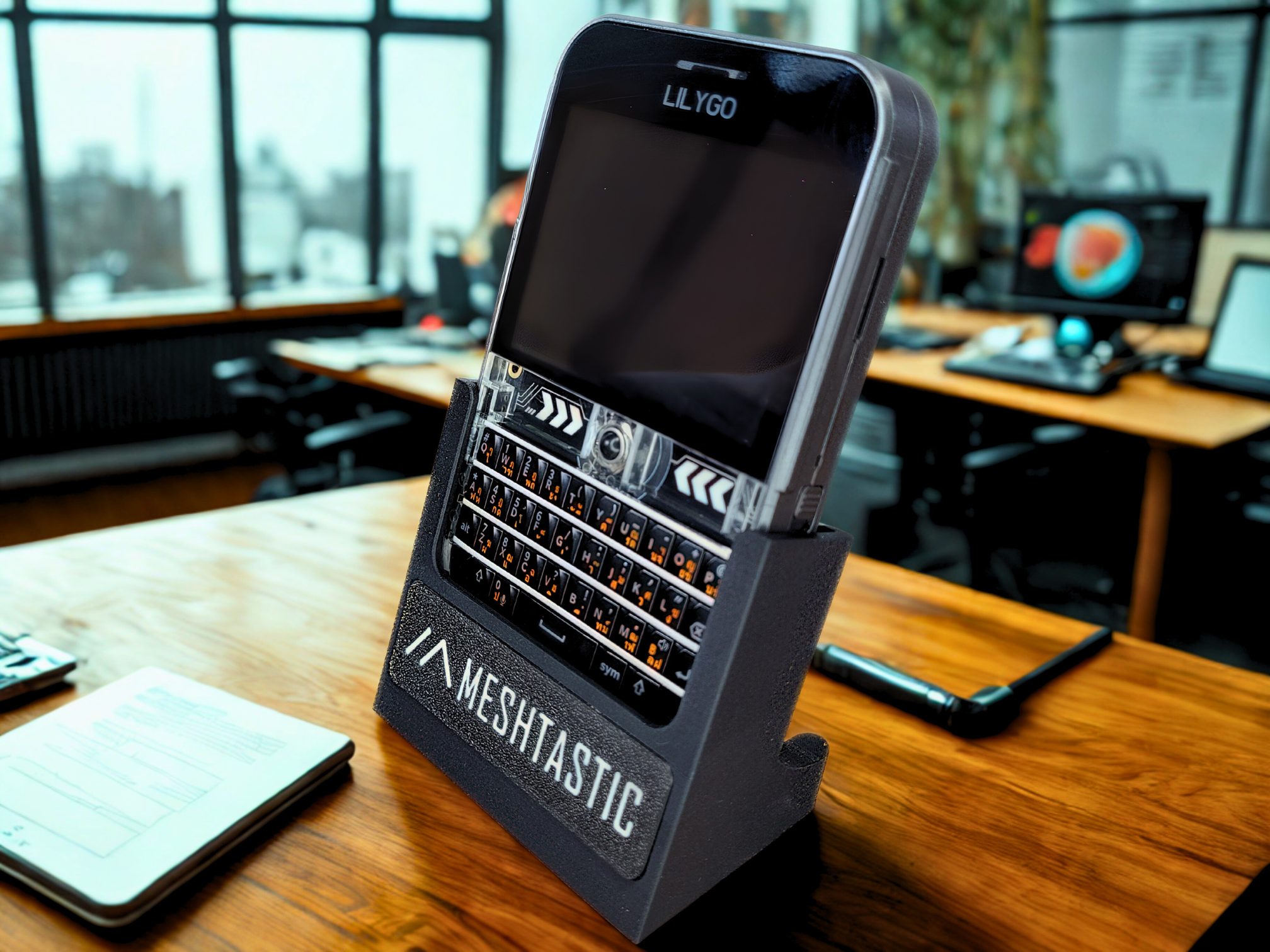 Lilygo T-Deck Plus Desktop Stand - Meshtastic/Meshcore