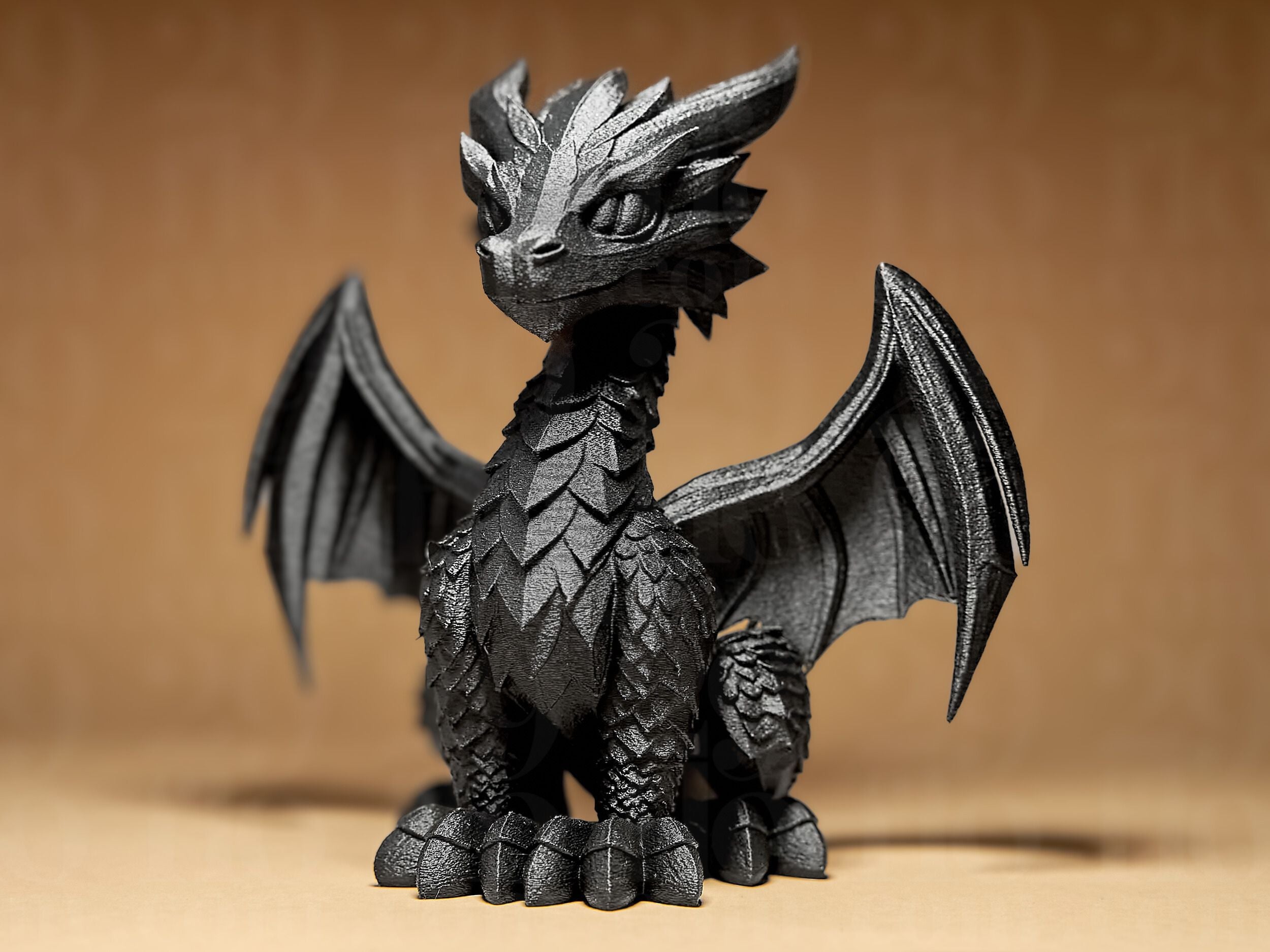 Upright Sitting Dragon - Dragons Series