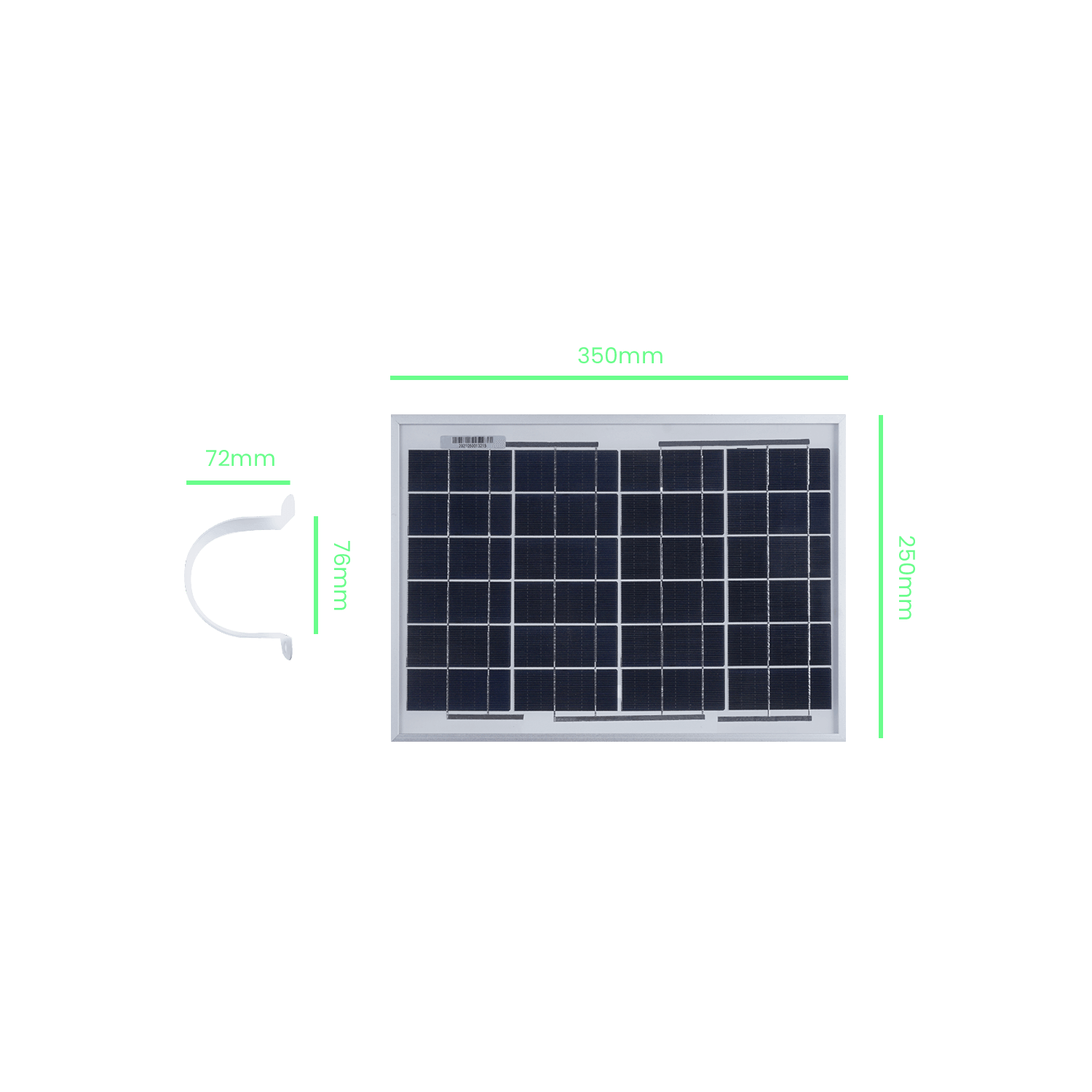Seeed Outdoor Waterproof Solar Panel - 12W
