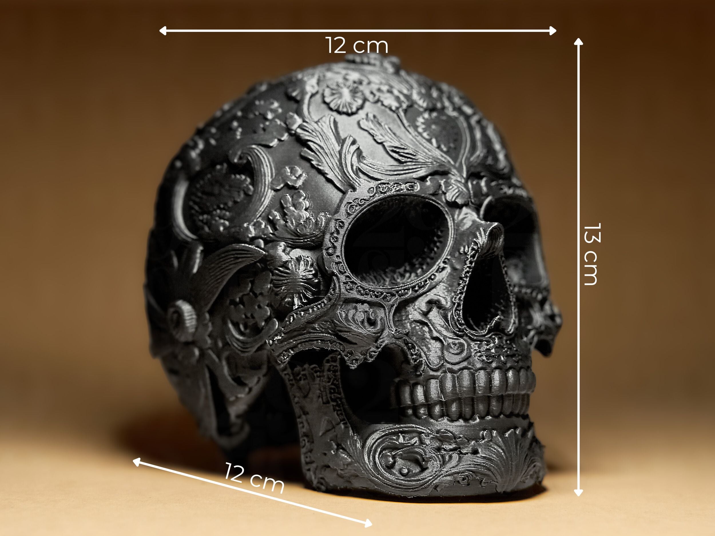 Ornate Skull - Gothic Skull Series