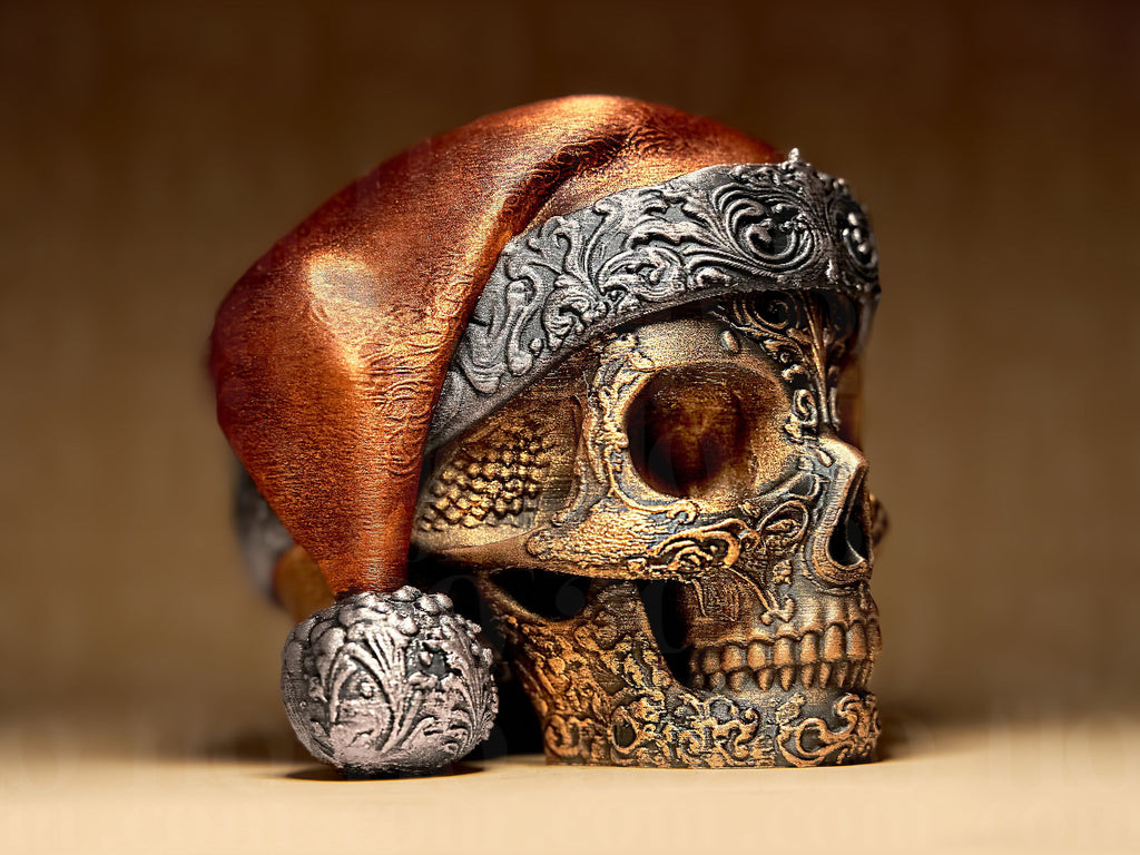 Crâne à bonnet - Série Crâne Gothique